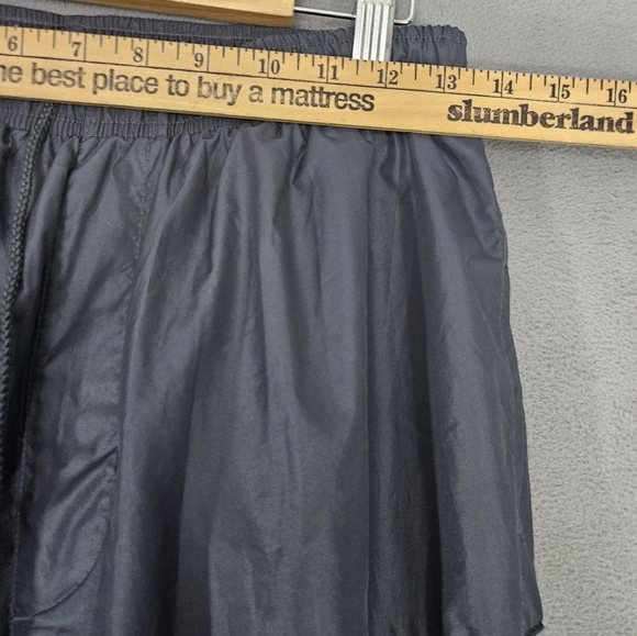 Nike Womens Y2K Track Pants Size Medium M Gray Wide Leg Side Strap Drawstring - Picture 11 of 11